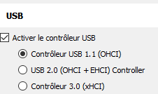 Activer USB